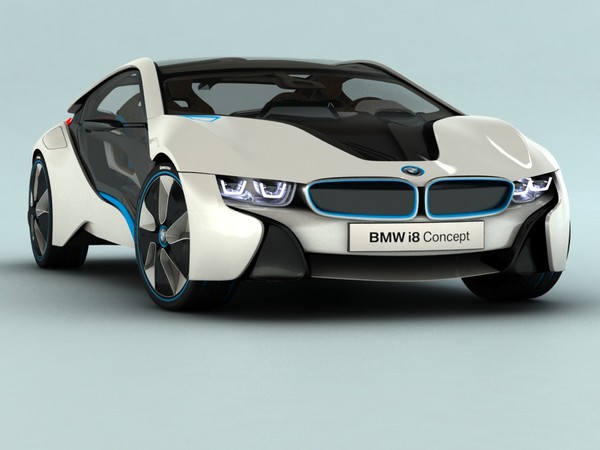 bmw i8 concept 3d model - BMW i8 Concept by vl_dm